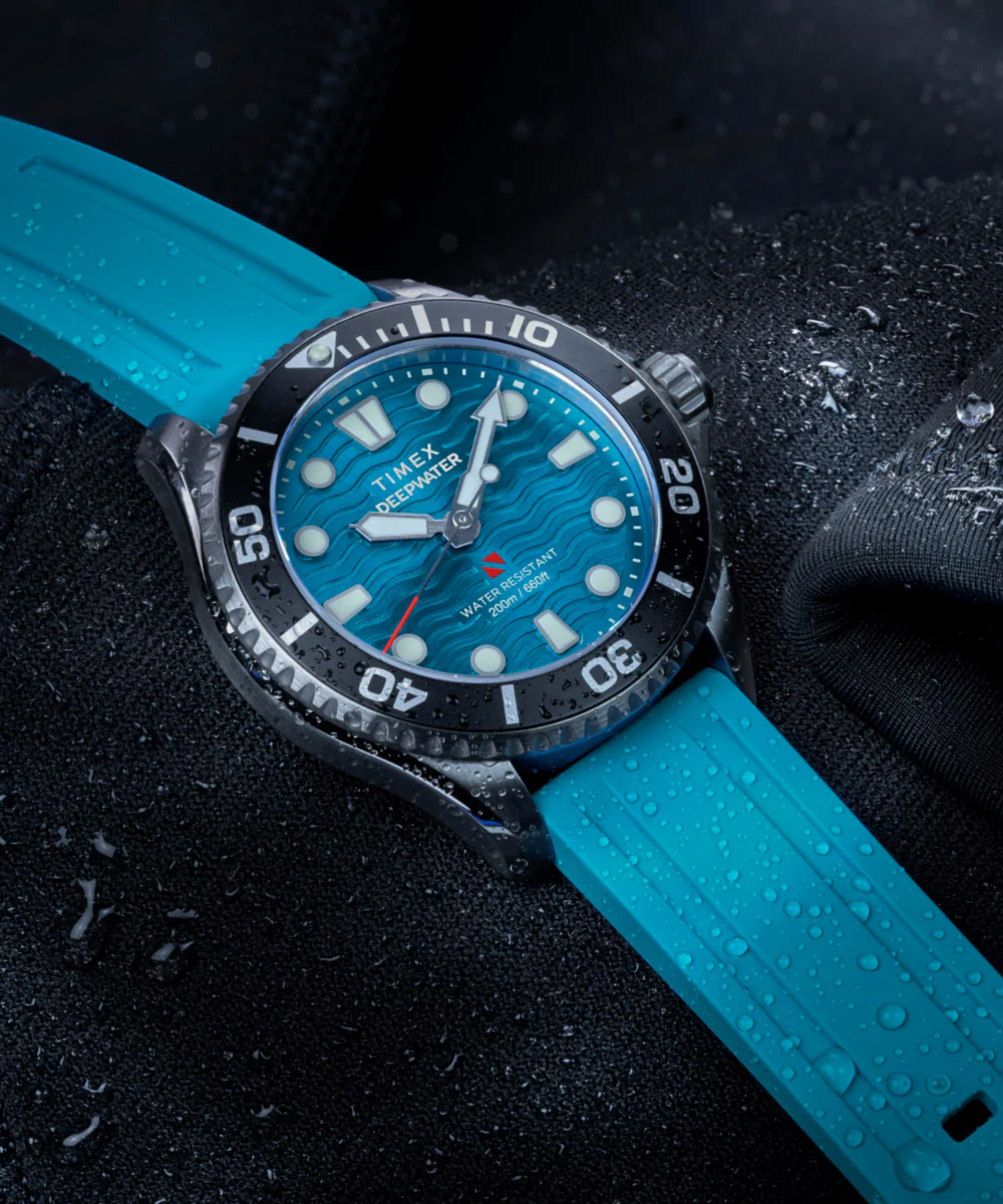 Deepwater Meridian 200 38mm HNBR Rubber Strap Watch - Image 6