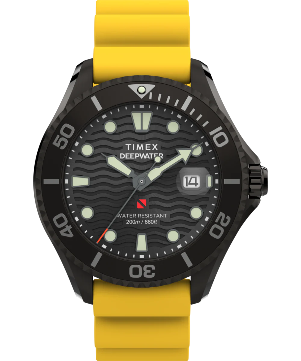Deepwater Meridian 200 44mm Synthetic Rubber Strap Watch