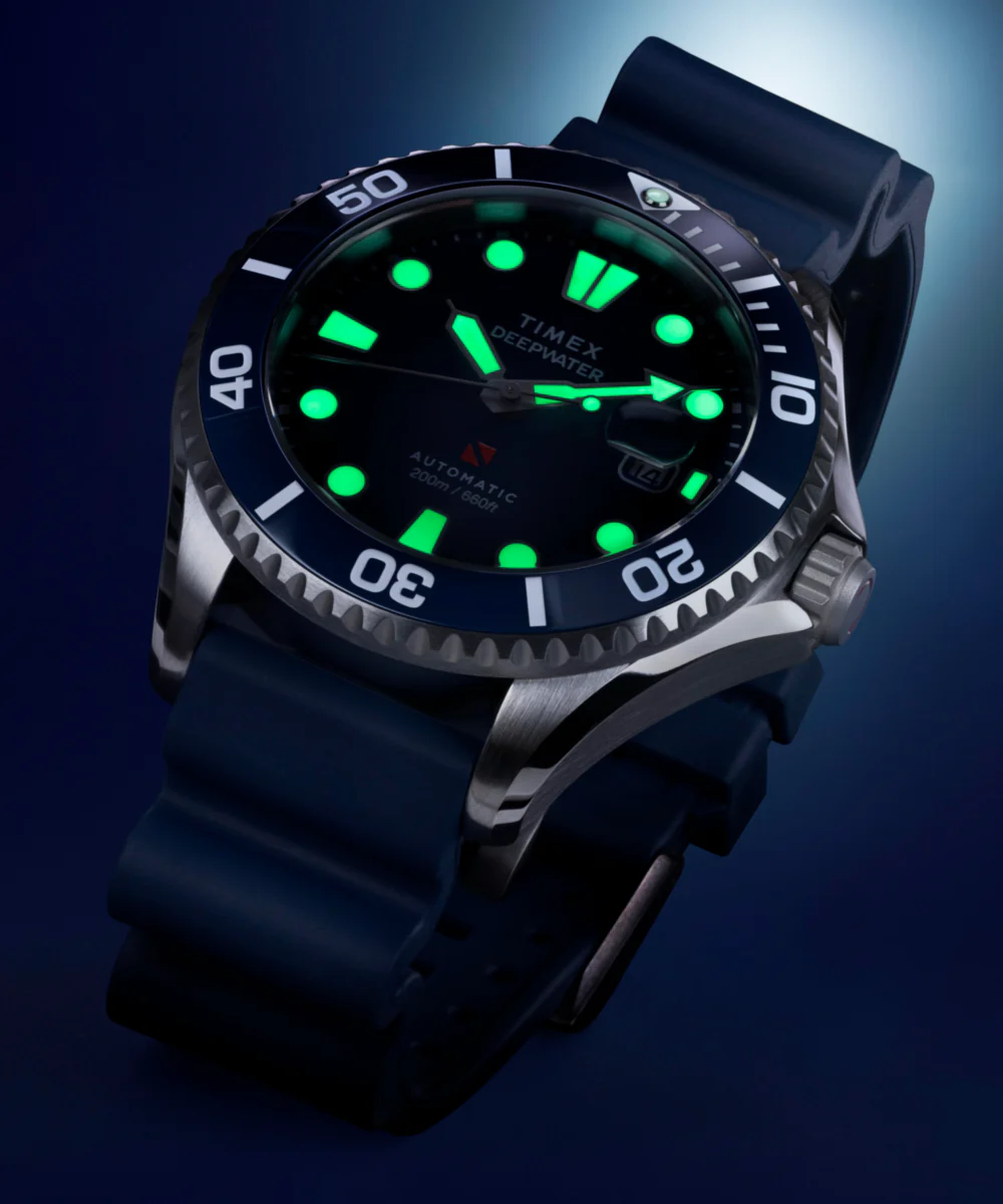Deepwater Meridian 200 Automatic 44mm HNBR Rubber Strap Watch - Image 6