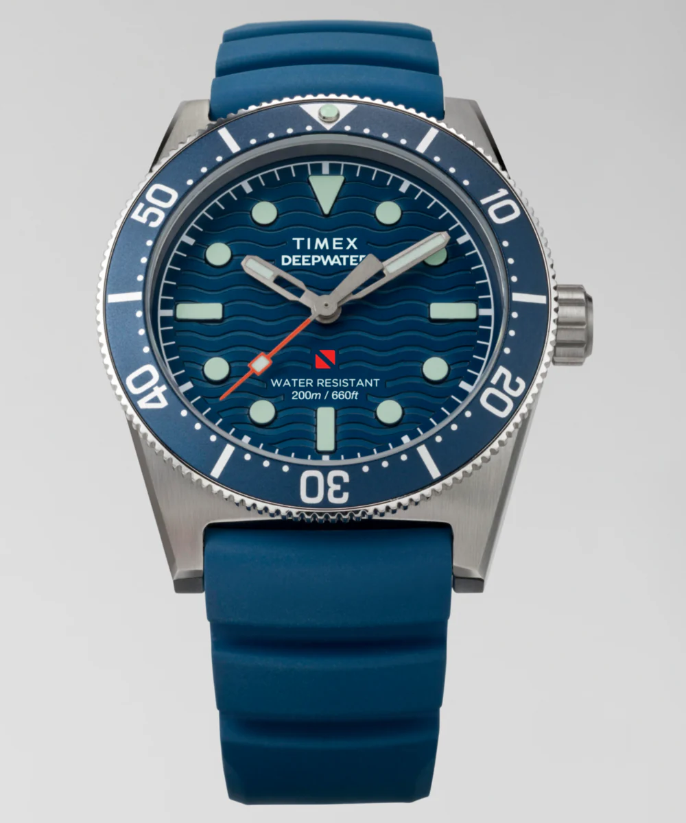 Deepwater Reef 200 41mm Synthetic Rubber Strap Watch - Image 8