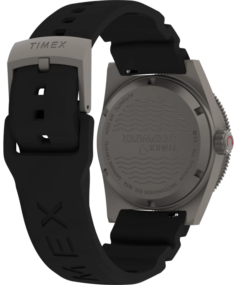 Deepwater Reef 200 Titanium Automatic 41mm Synthetic Rubber Strap Watch - Image 6