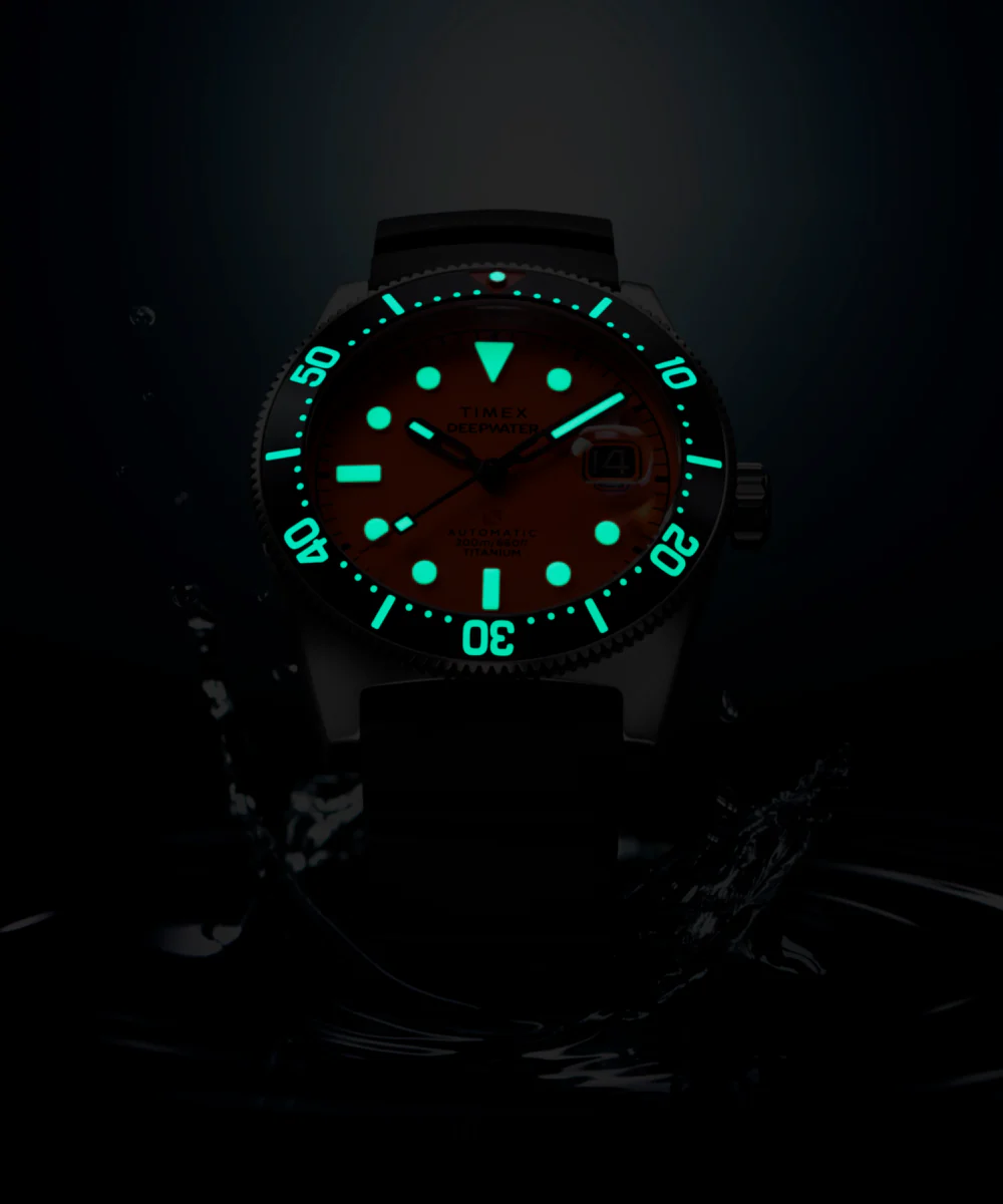 Deepwater Reef 200 Titanium Automatic 41mm Synthetic Rubber Strap Watch - Image 9