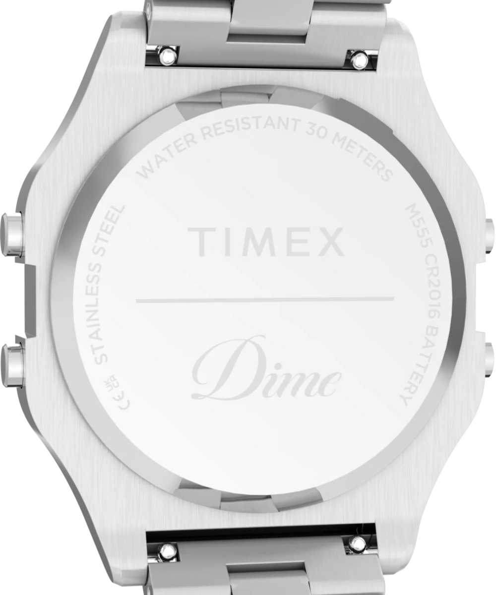 Dime x Timex - Presented by END. 34mm Stainless Steel Bracelet Watch Gift Set - Image 4