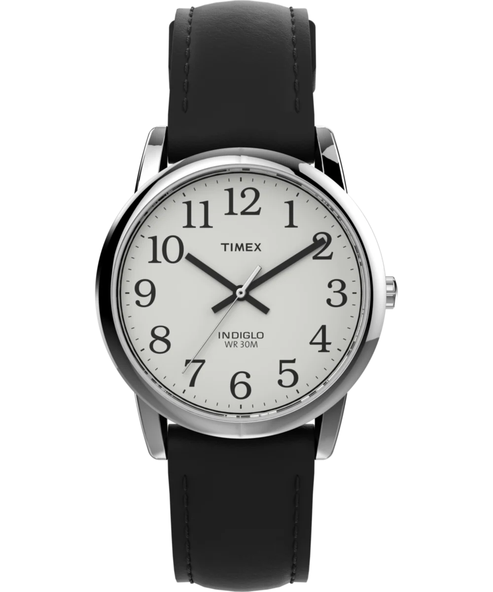 Easy Reader 35mm Leather Strap Watch