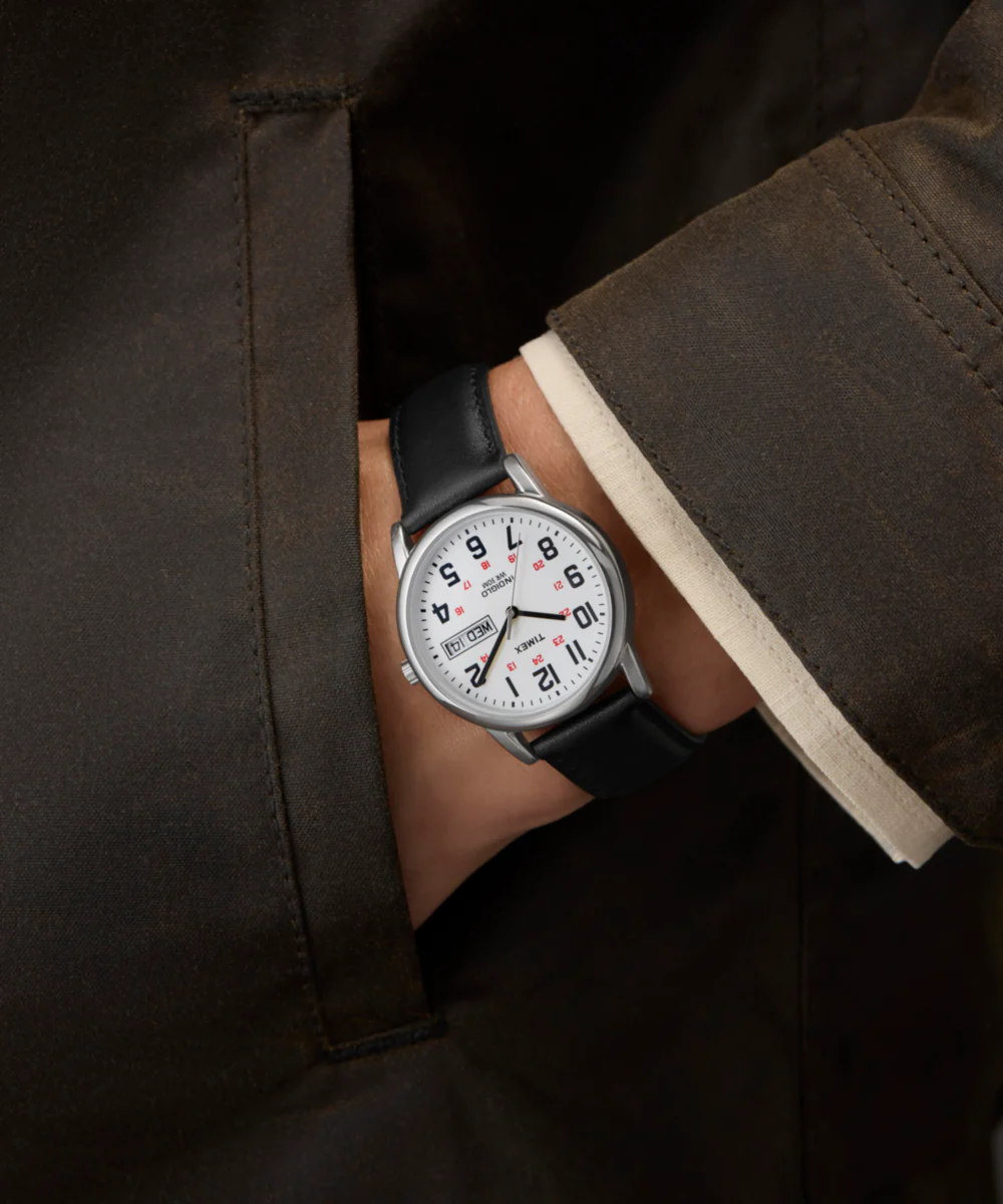 Easy Reader 35mm Leather Strap Watch - Image 2