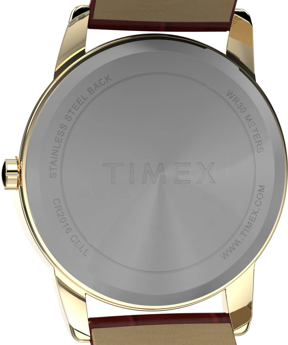 Easy Reader® 35mm Leather Strap Watch  - Image 5