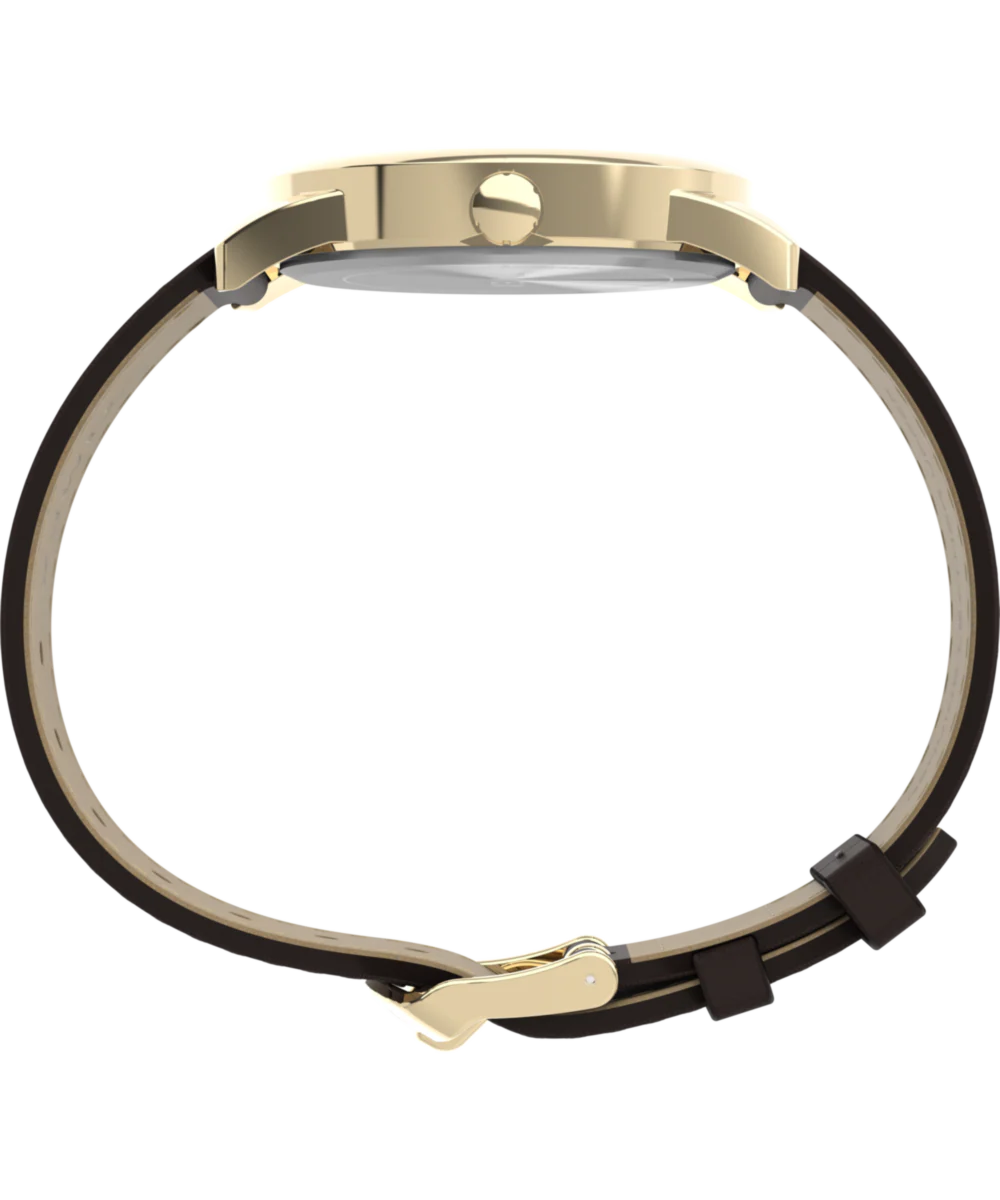 Easy Reader® Classic 38mm Leather Strap Watch - Image 3