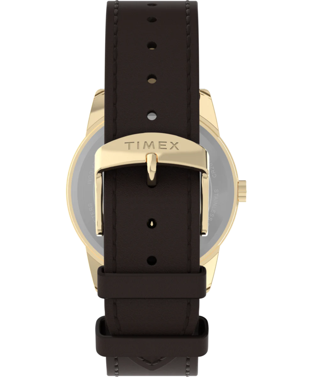 Easy Reader® Classic 38mm Leather Strap Watch - Image 4