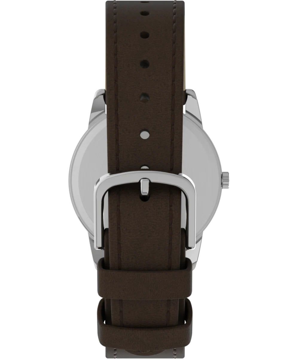 Easy Reader Day Date 35mm Leather Strap Watch - Image 3