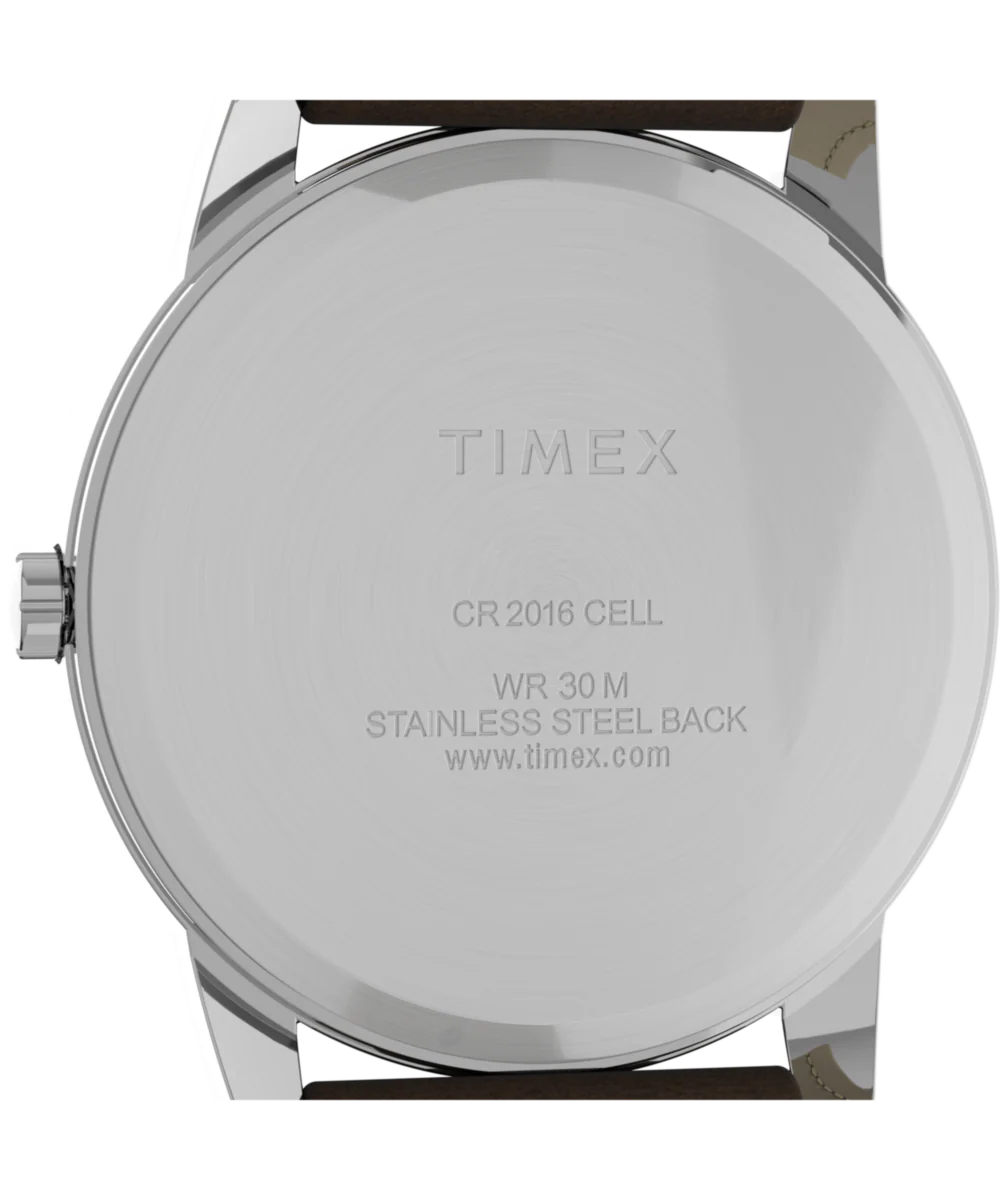 Easy Reader Day Date 35mm Leather Strap Watch - Image 4