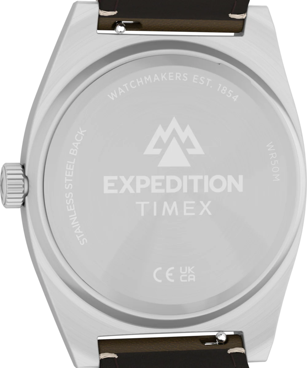 Expedition® Capstone 39mm Eco-Friendly Leather Strap Watch - Image 5