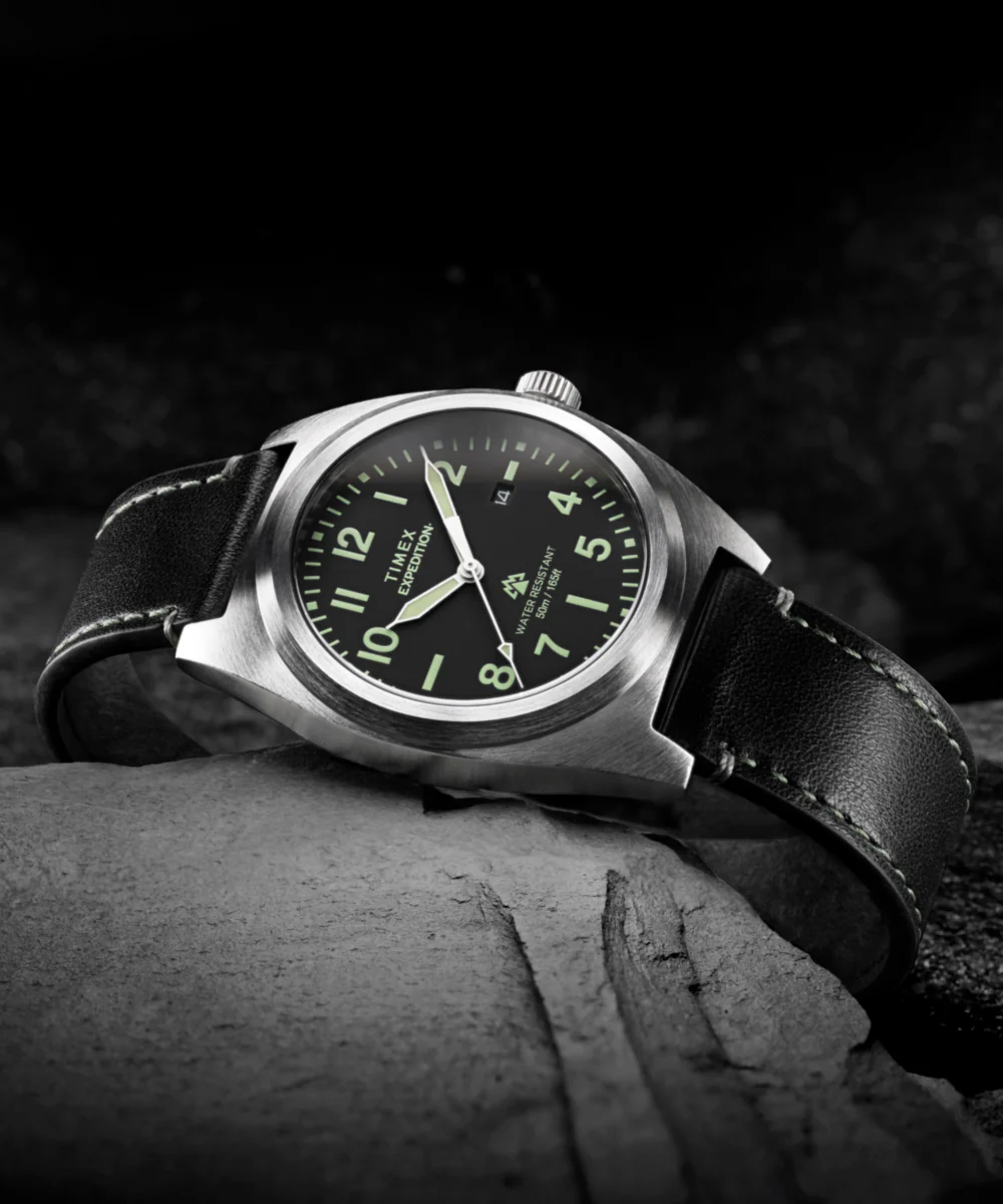 Expedition® Capstone 39mm Eco-Friendly Leather Strap Watch - Image 7