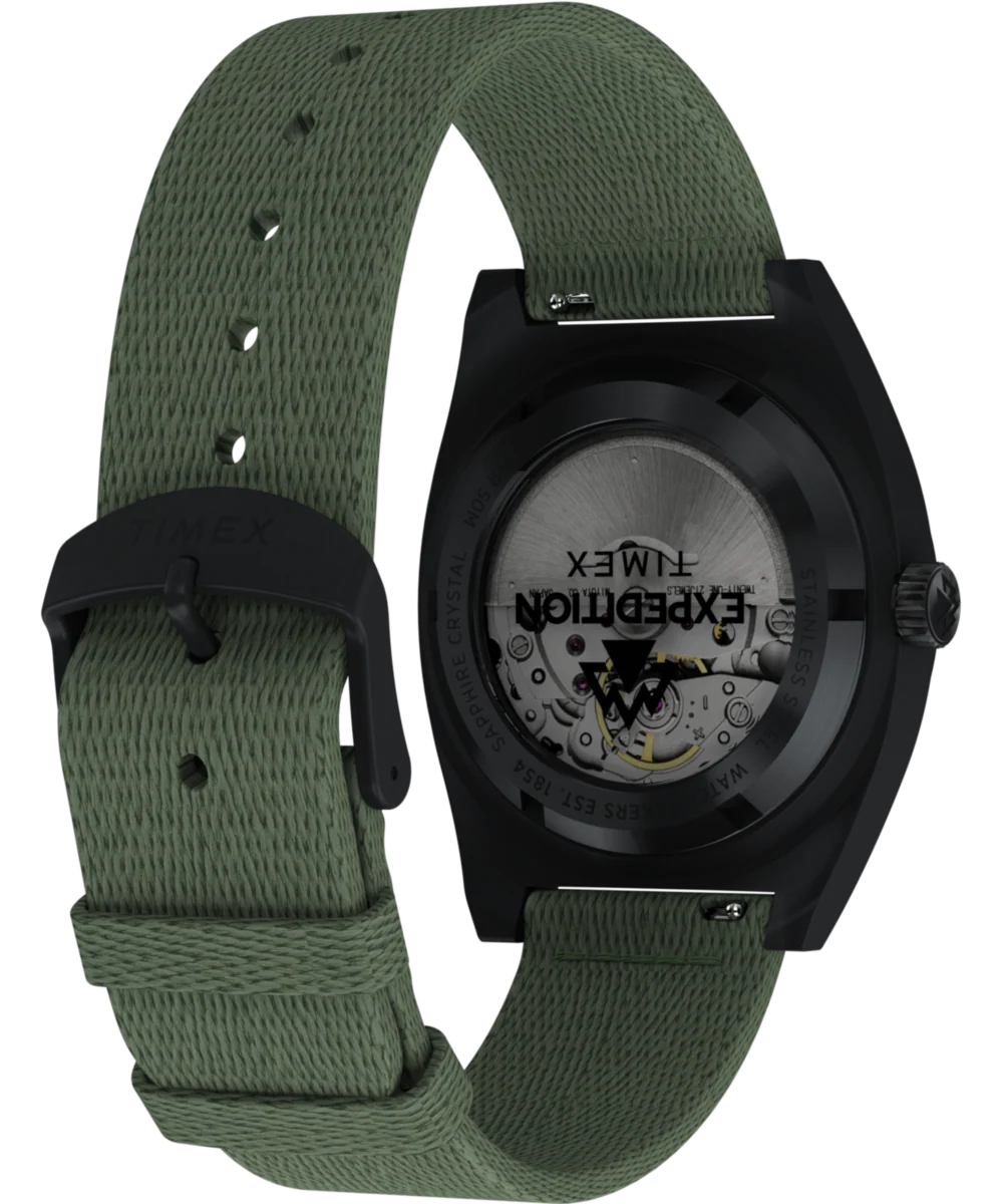 Expedition® Capstone Automatic 39mm Eco-Conscious Fabric Strap Watch - Image 5
