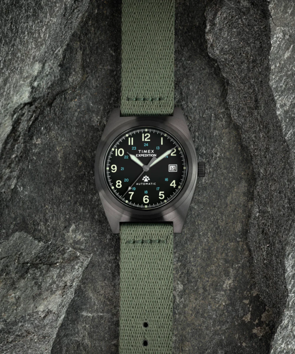 Expedition® Capstone Automatic 39mm Eco-Conscious Fabric Strap Watch - Image 6