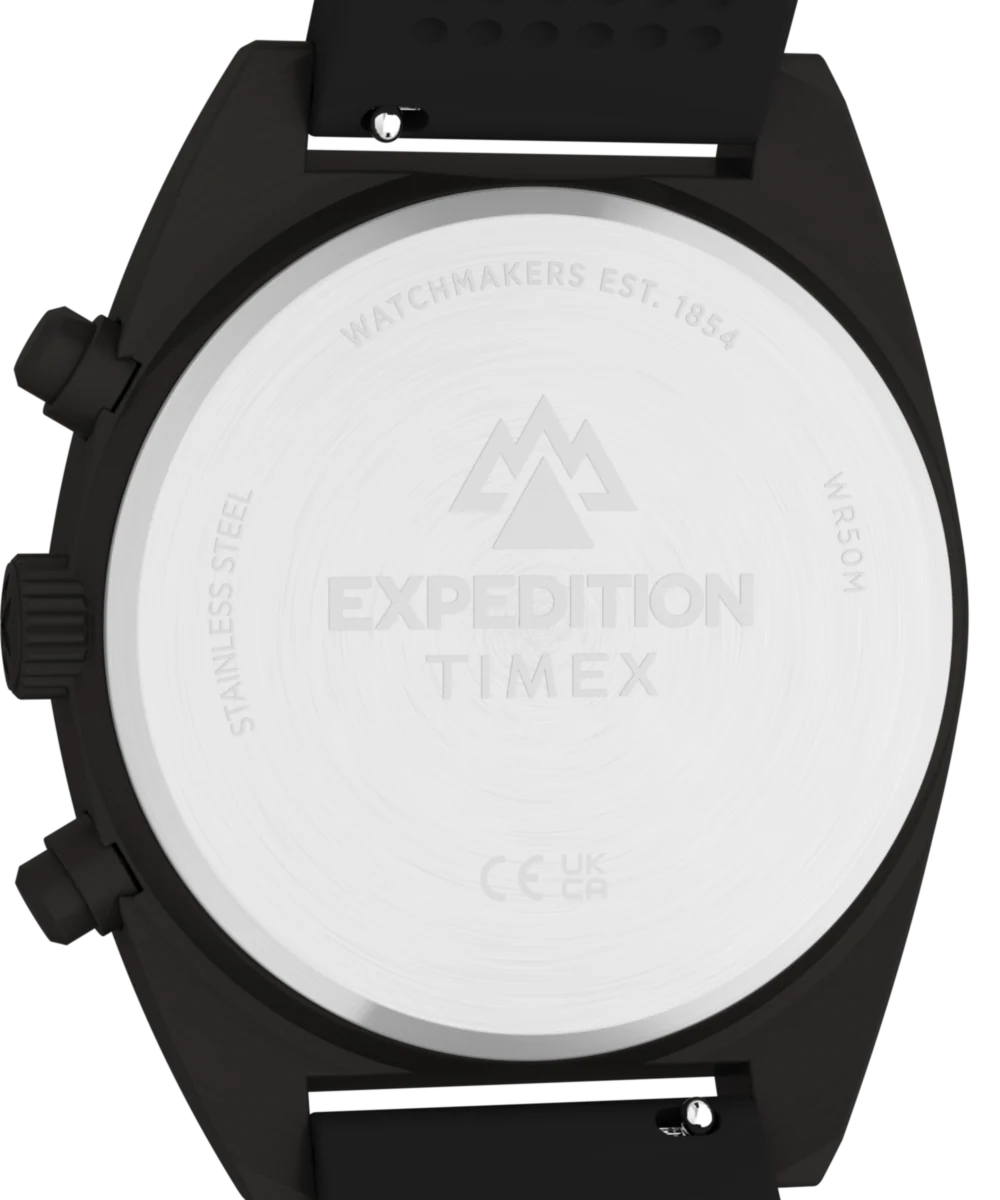 Expedition® Capstone Chronograph 41mm Silicone Strap Watch - Image 5