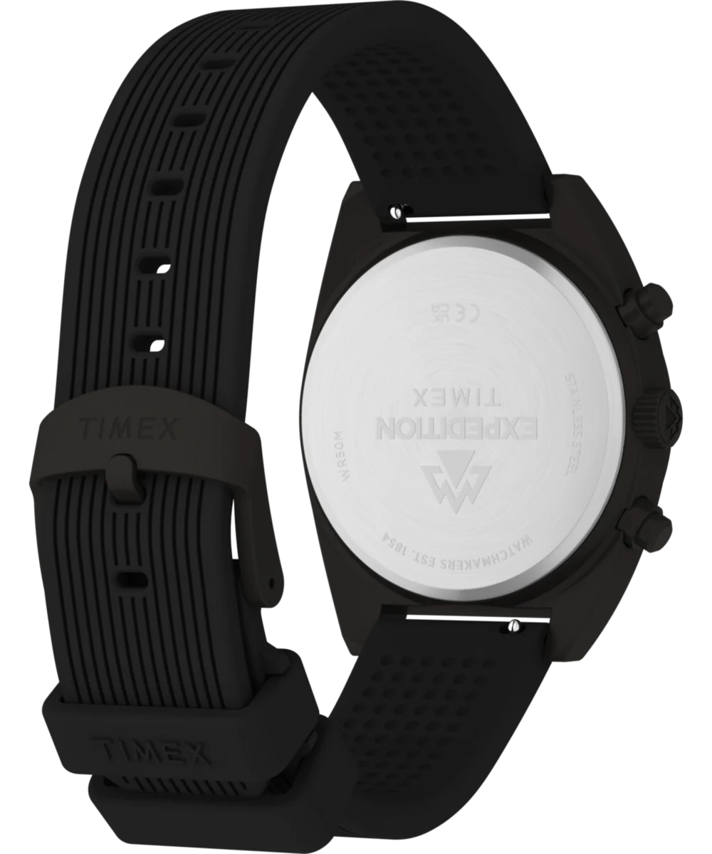 Expedition® Capstone Chronograph 41mm Silicone Strap Watch - Image 6
