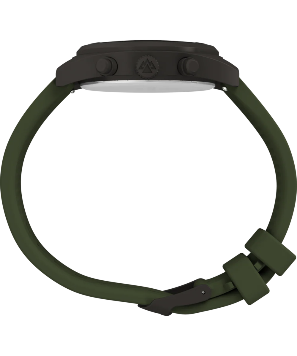 Expedition® Capstone Chronograph 41mm Silicone Strap Watch - Image 3