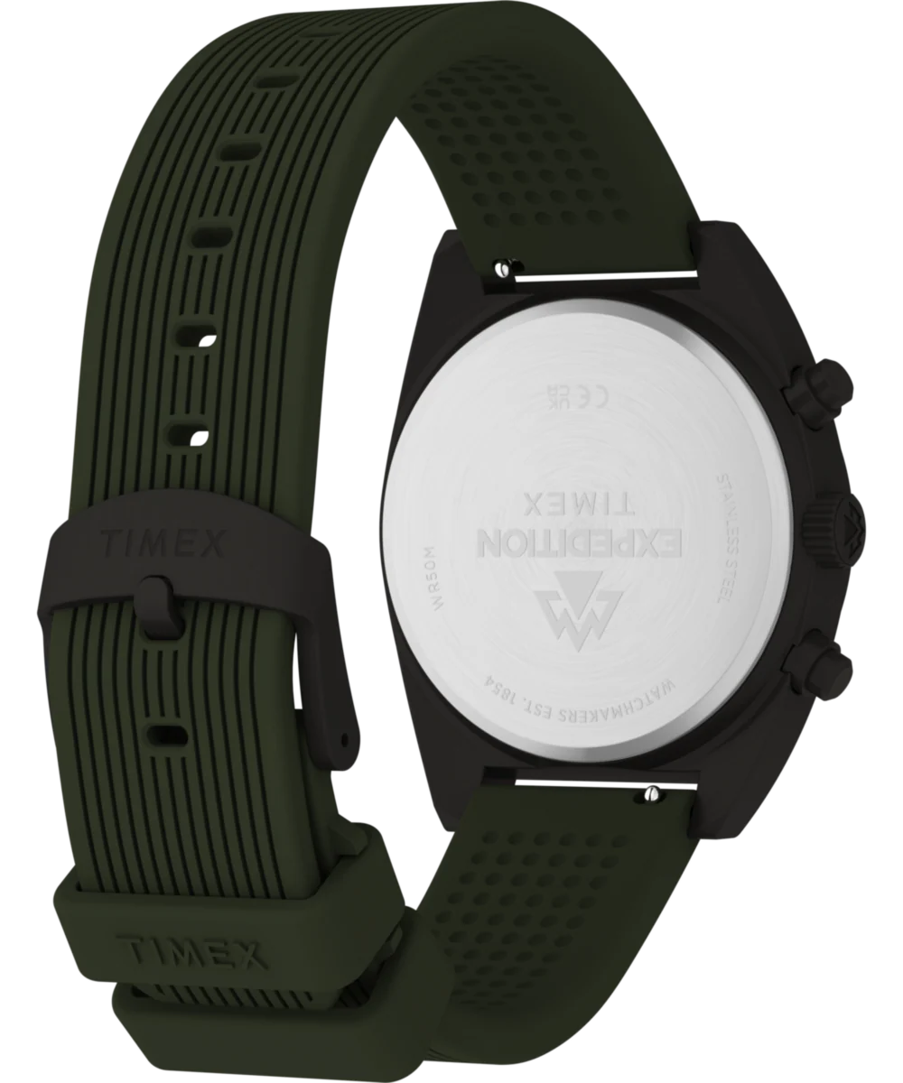 Expedition® Capstone Chronograph 41mm Silicone Strap Watch - Image 6