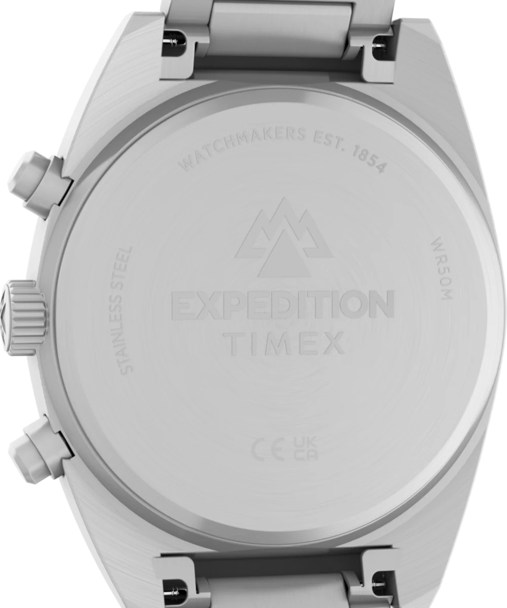 Expedition® Capstone Chronograph 41mm Stainless Steel Bracelet Watch - Image 5