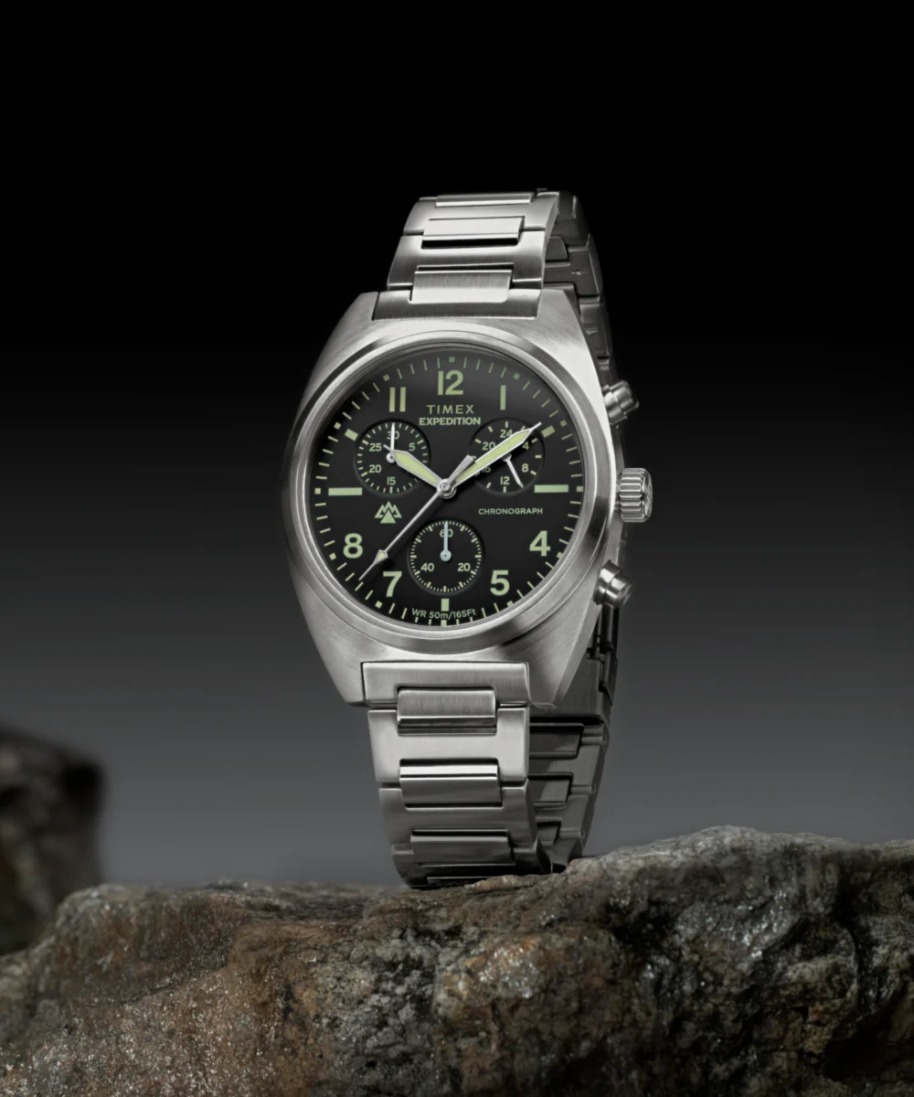 Expedition® Capstone Chronograph 41mm Stainless Steel Bracelet Watch - Image 7