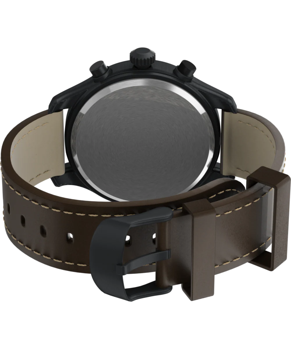Expedition Field Chronograph 43mm Leather Watch - Image 5