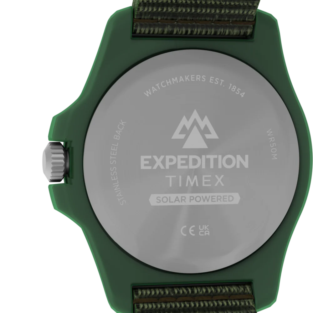 Expedition® Freedive Solar 46mm #tide Fabric Strap Watch - Image 5