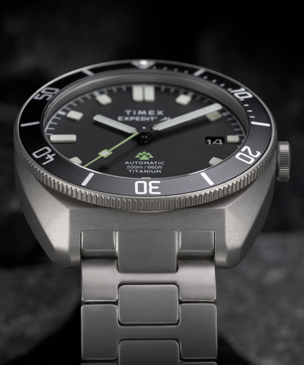 Expedition® Pioneer Titanium Automatic 41mm Bracelet Watch - Image 8