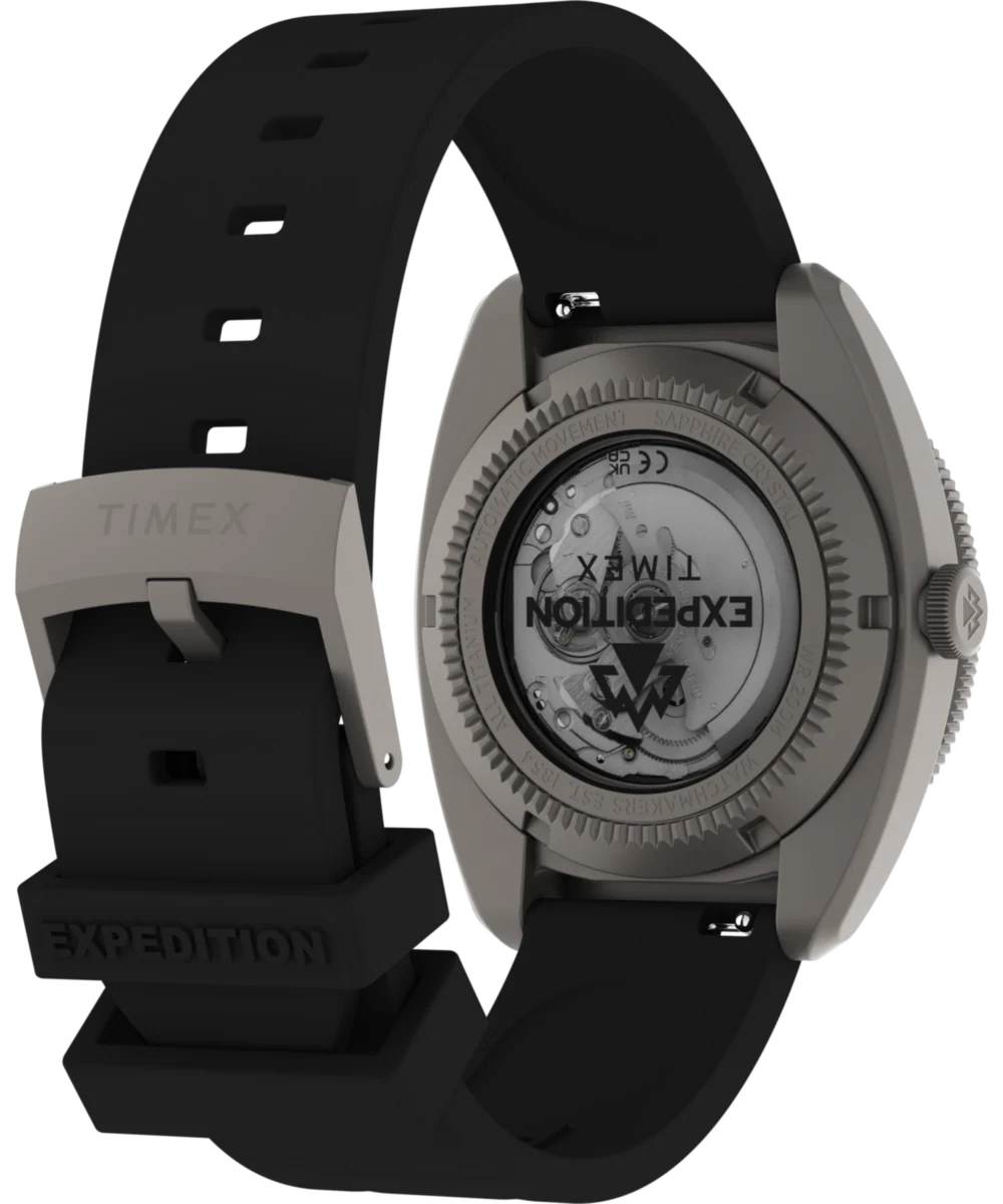 Expedition® Pioneer Titanium Automatic 41mm HNBR Synthetic Rubber Strap Watch - Image 6