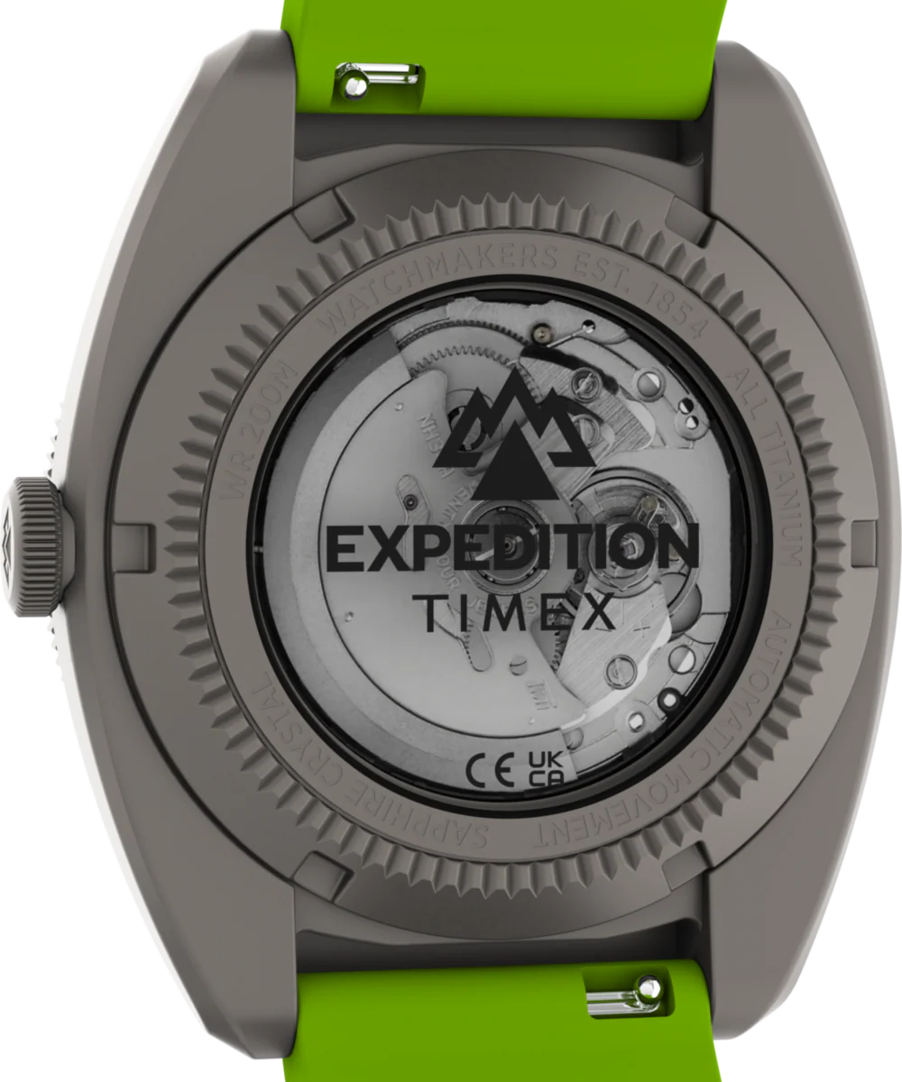 Expedition® Pioneer Titanium Automatic 41mm HNBR Synthetic Rubber Strap Watch - Image 5