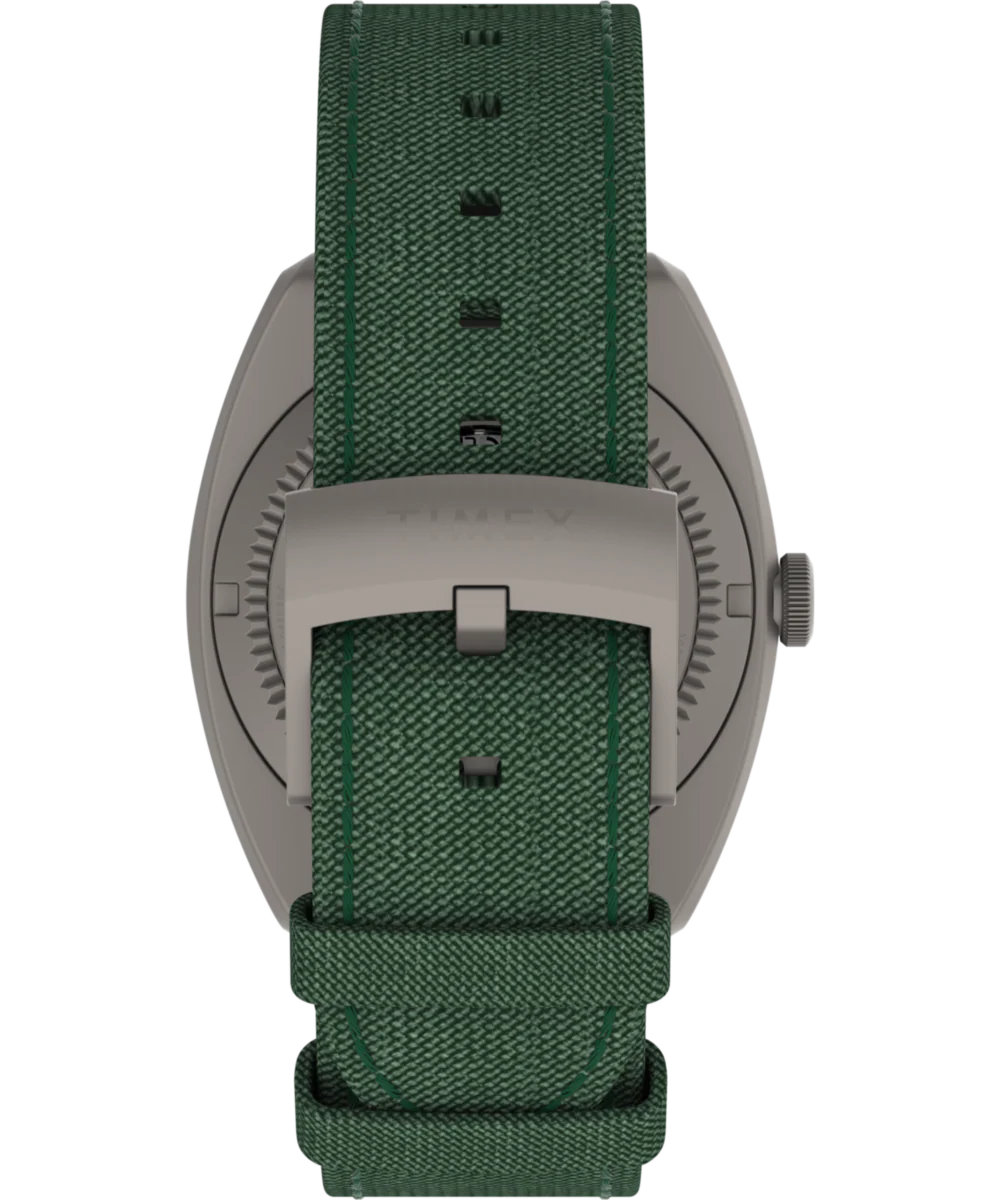 Expedition® Pioneer Titanium Automatic GMT 41mm Fabric Strap Watch - Image 4
