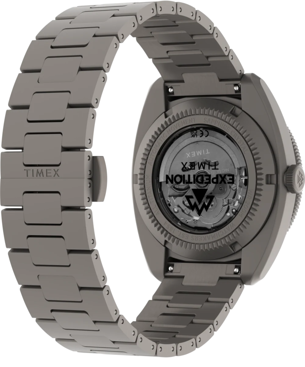 Expedition® Pioneer Titanium Automatic GMT 41mm Titanium Bracelet Watch - Image 6