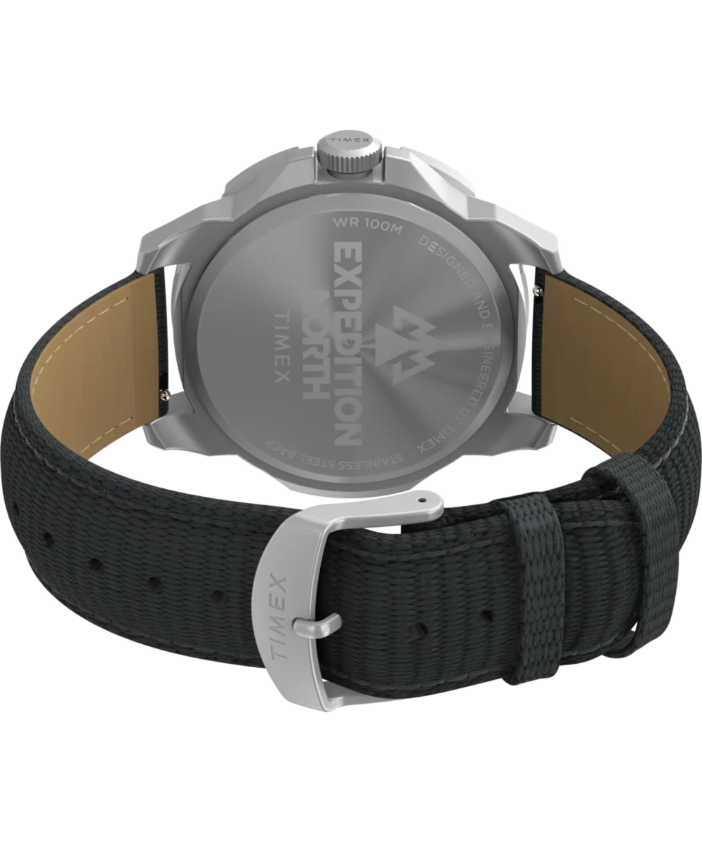 Expedition Ridge 42mm Leather Strap Watch - Image 5