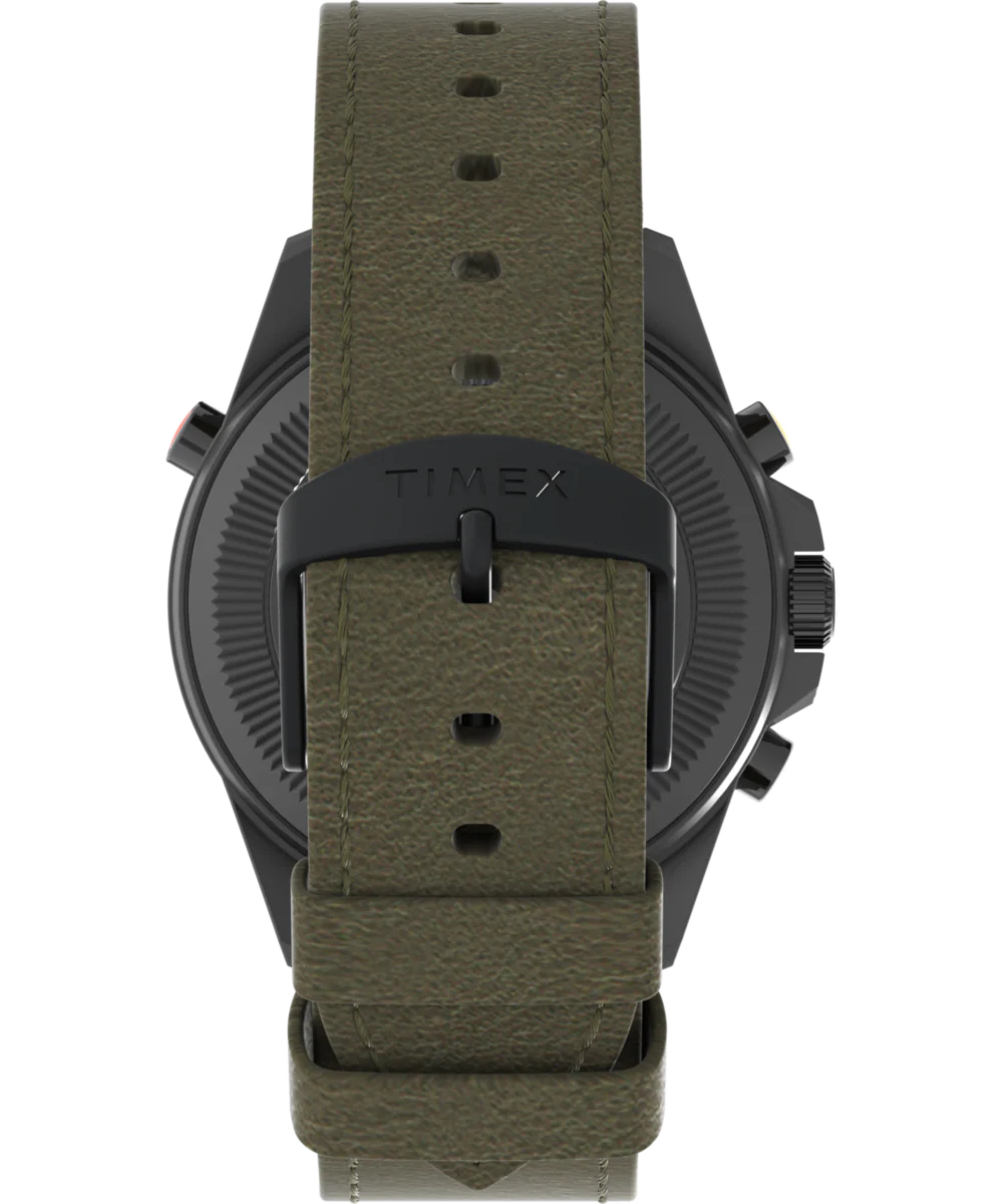 Expedition Tide-Temp-Compass 43mm Leather Strap Watch - Image 3