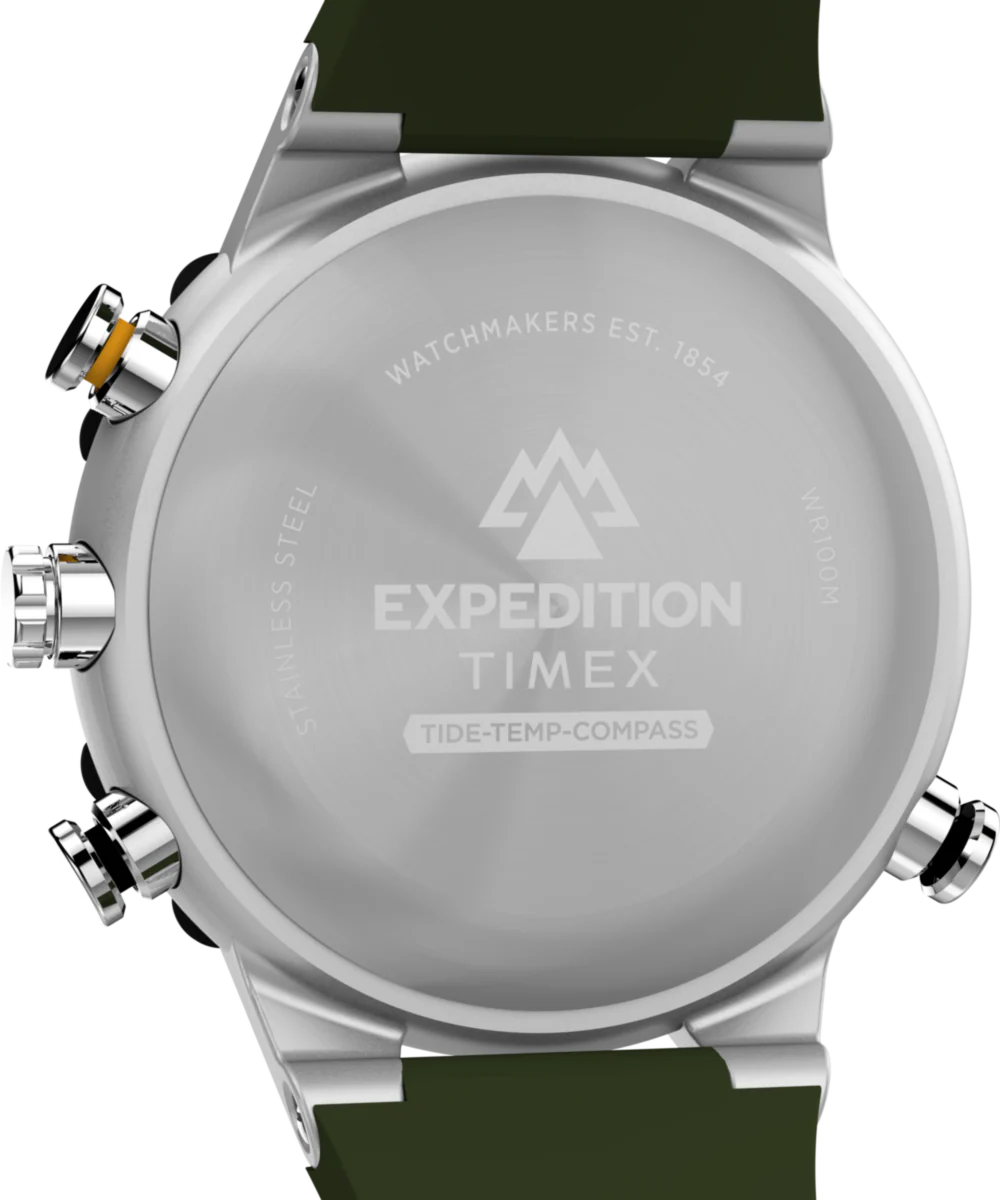 Expedition® Tide-Temp-Compass 45mm Silicone Strap Watch - Image 4