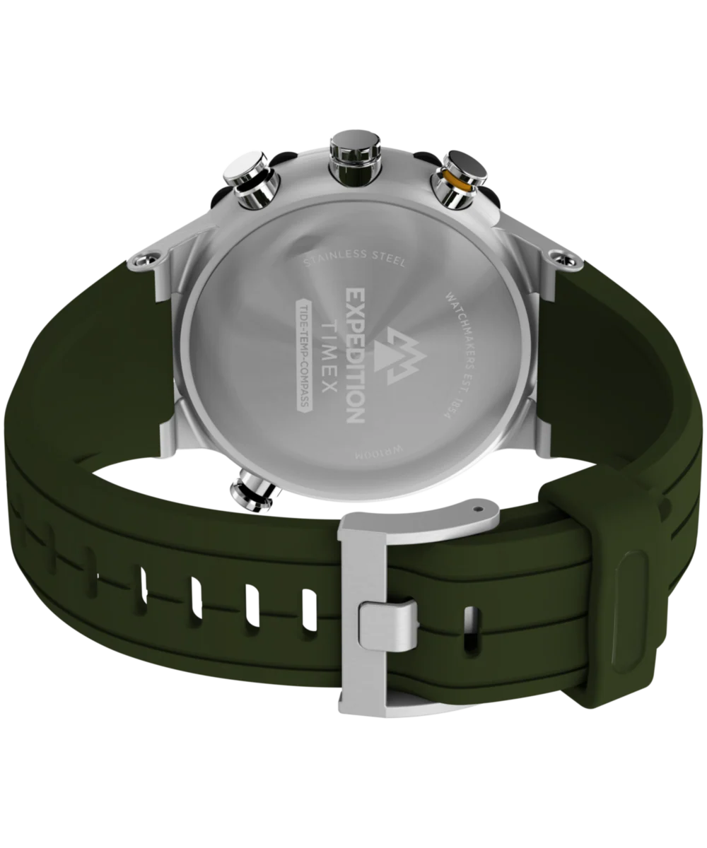 Expedition® Tide-Temp-Compass 45mm Silicone Strap Watch - Image 5