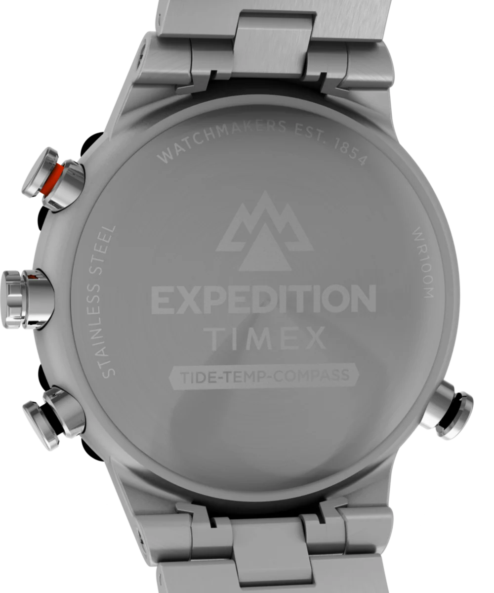 Expedition Tide-Temp-Compass 45mm Stainless Steel Bracelet Watch - Image 7
