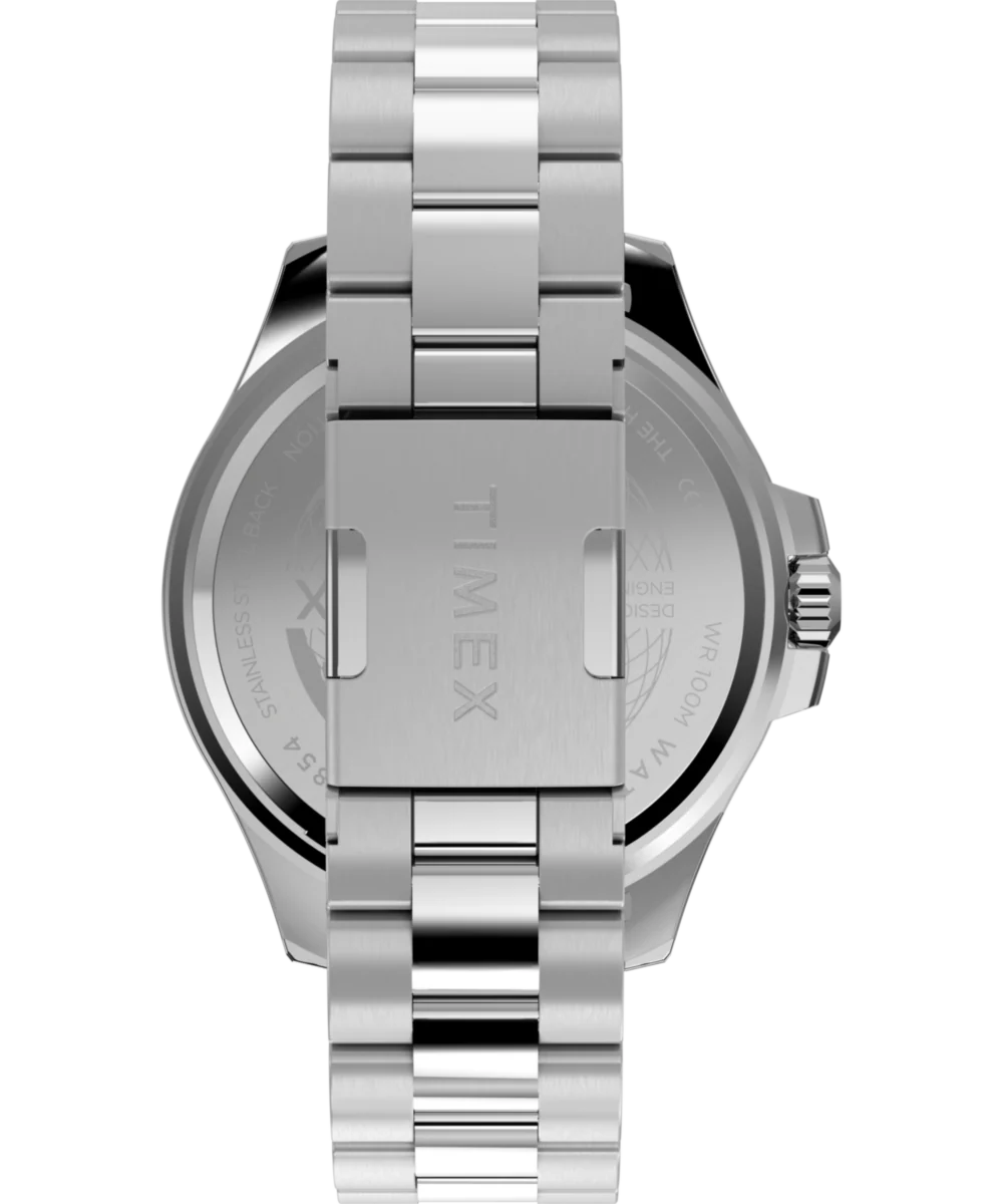 Harborside Coast Multifunction 43mm Stainless Steel Bracelet Watch - Image 4