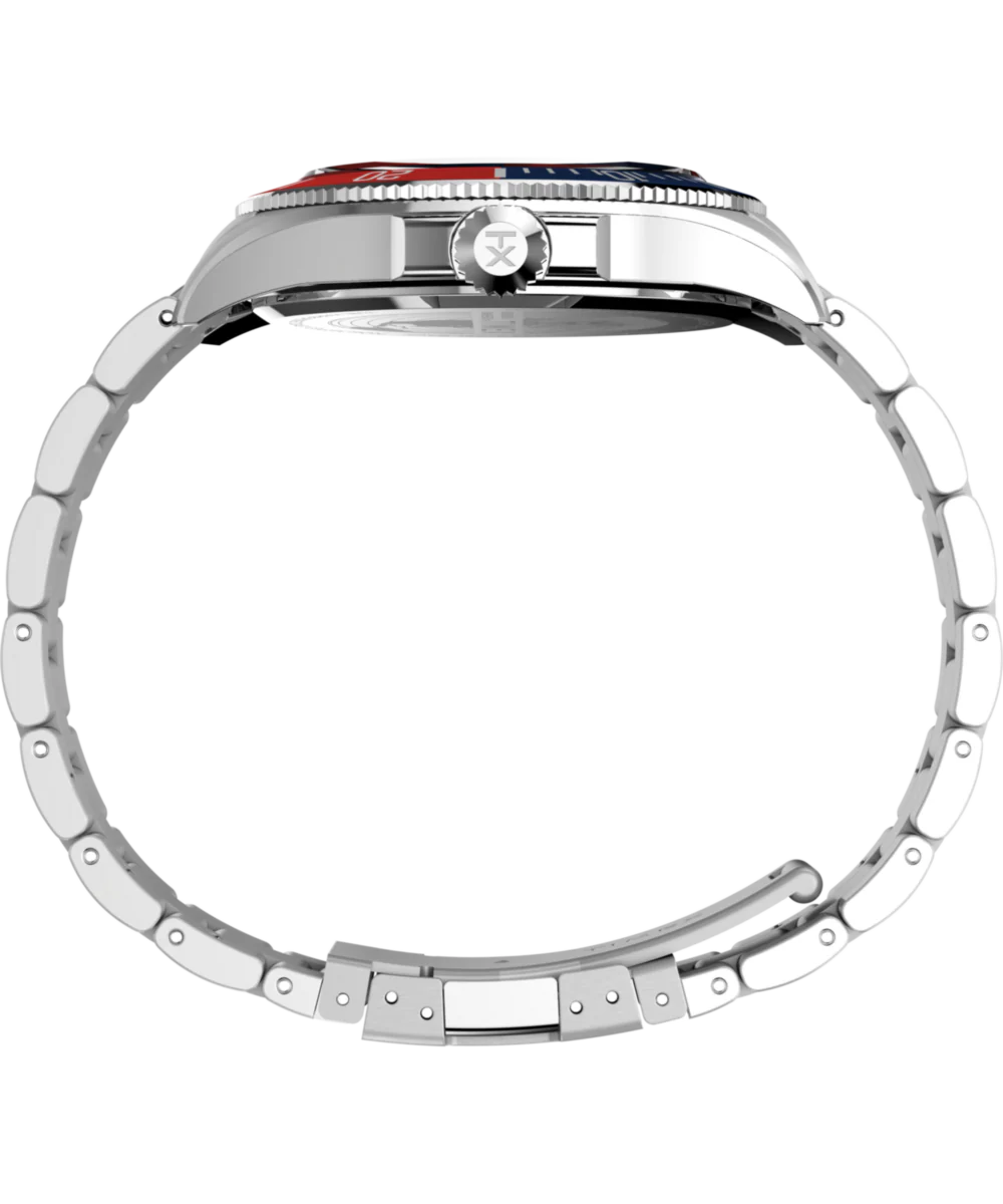 Harborside Coast Multifunction 43mm Stainless Steel Bracelet Watch - Image 3