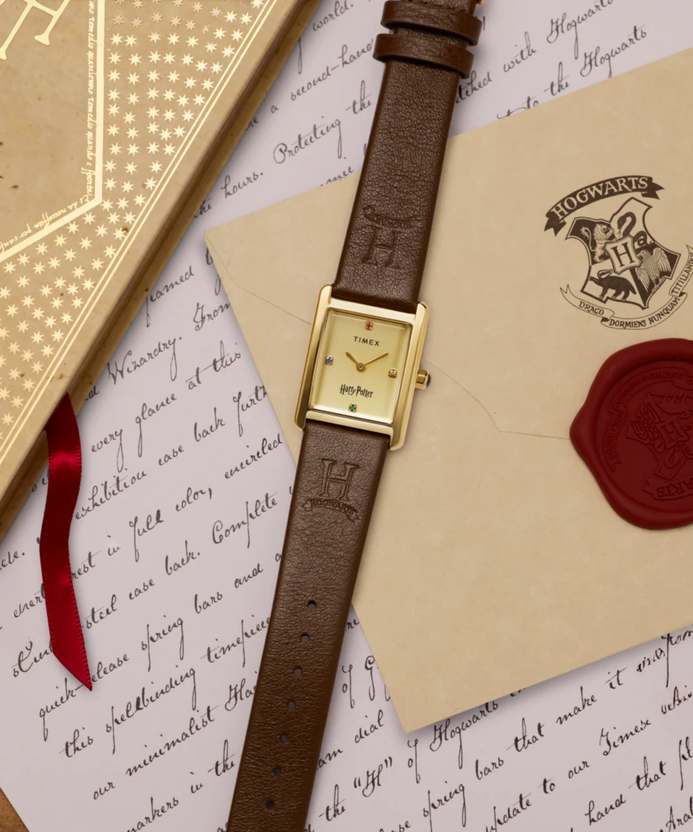 Harry Potter x Timex Hailey Hogwarts 24mm Leather Strap Watch - Image 7