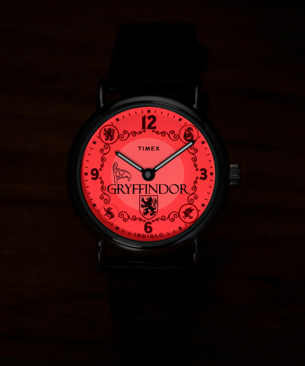 Harry Potter x Timex Weekender Gryffindor House 38mm Leather Strap Watch - Image 7