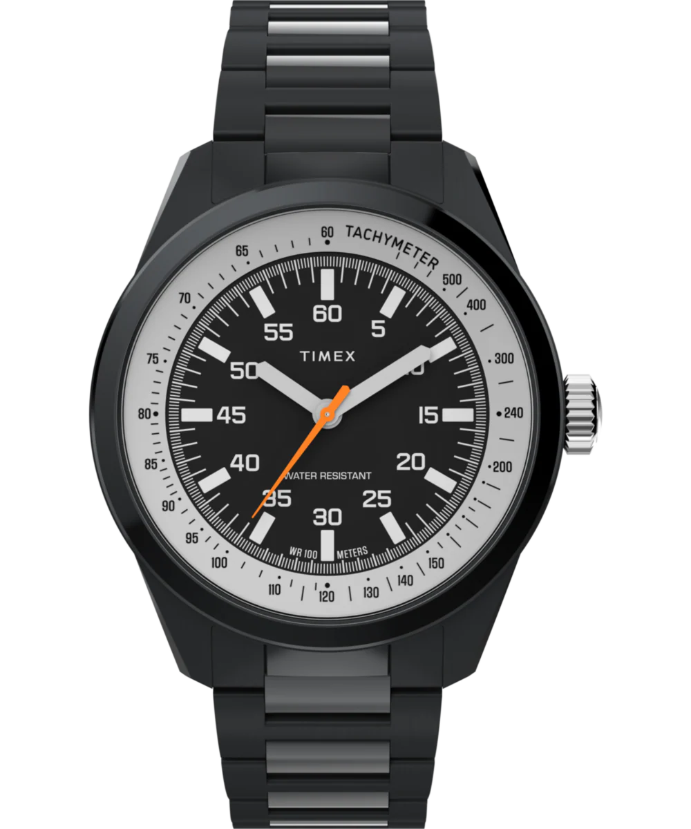 Huckberry x Timex 1979 Black Max 41mm Stainless Steel Bracelet Watch