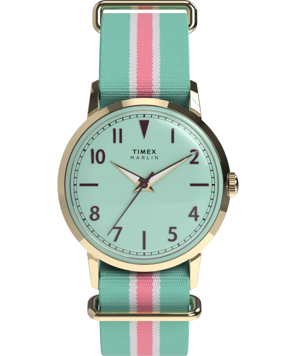 Marlin® 34mm Fabric Strap Watch
