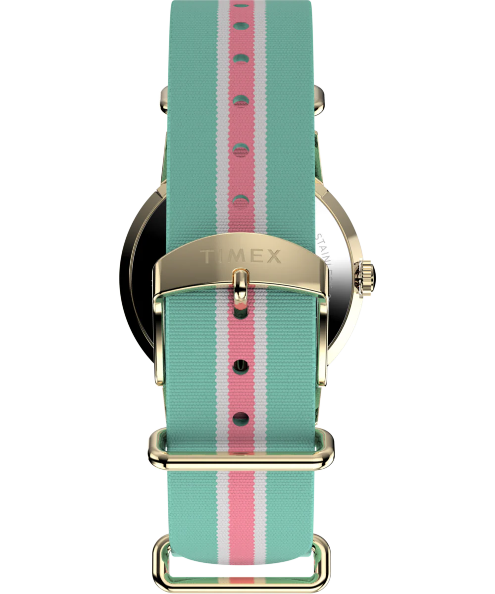 Marlin® 34mm Fabric Strap Watch - Image 4