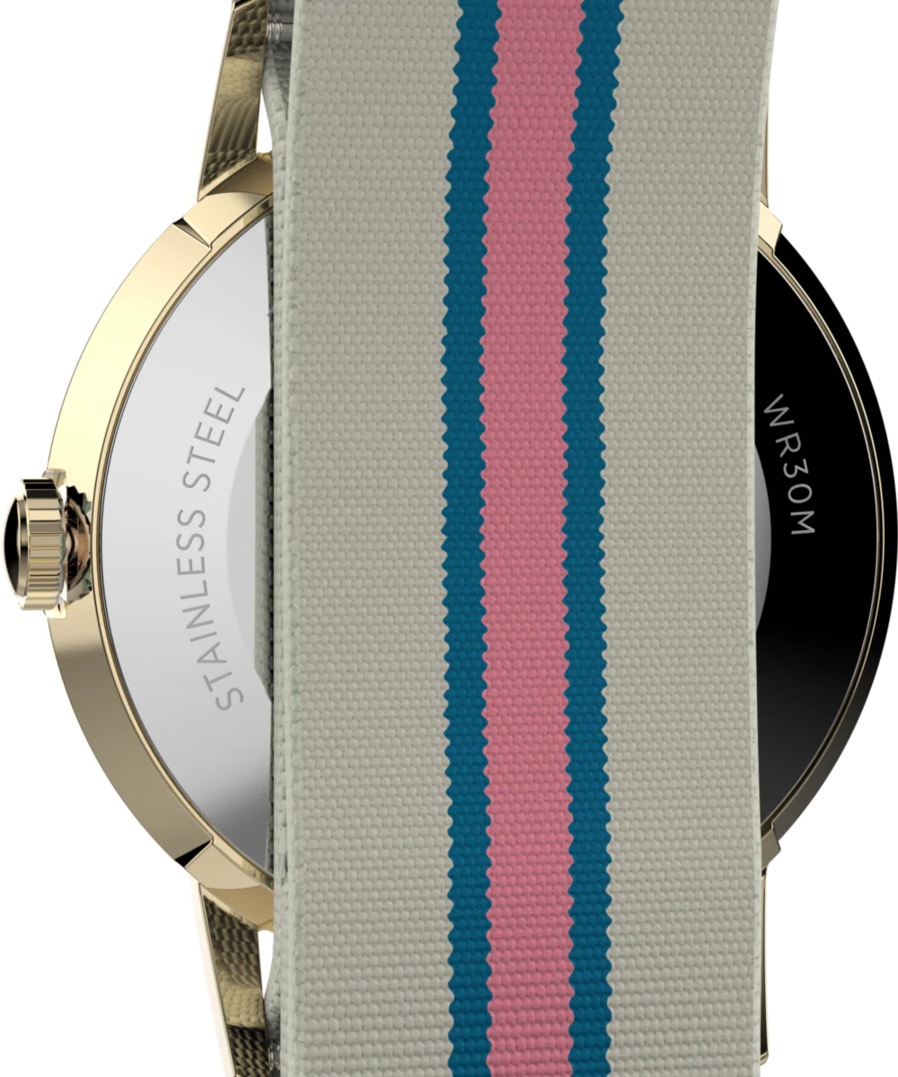 Marlin® 34mm Fabric Strap Watch - Image 6