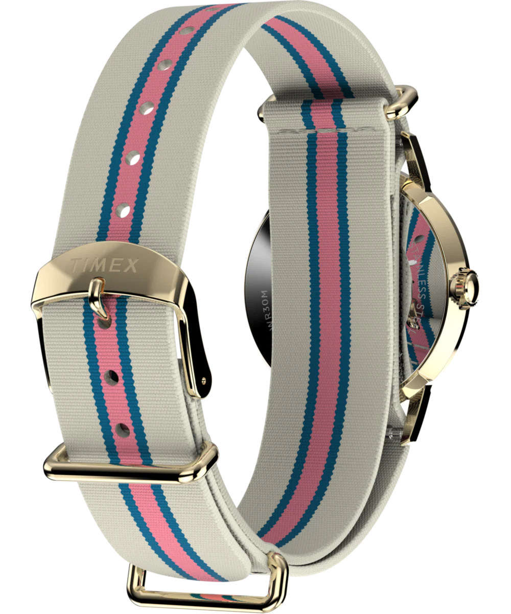 Marlin® 34mm Fabric Strap Watch - Image 7