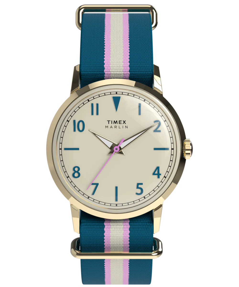 Marlin® 34mm Fabric Strap Watch