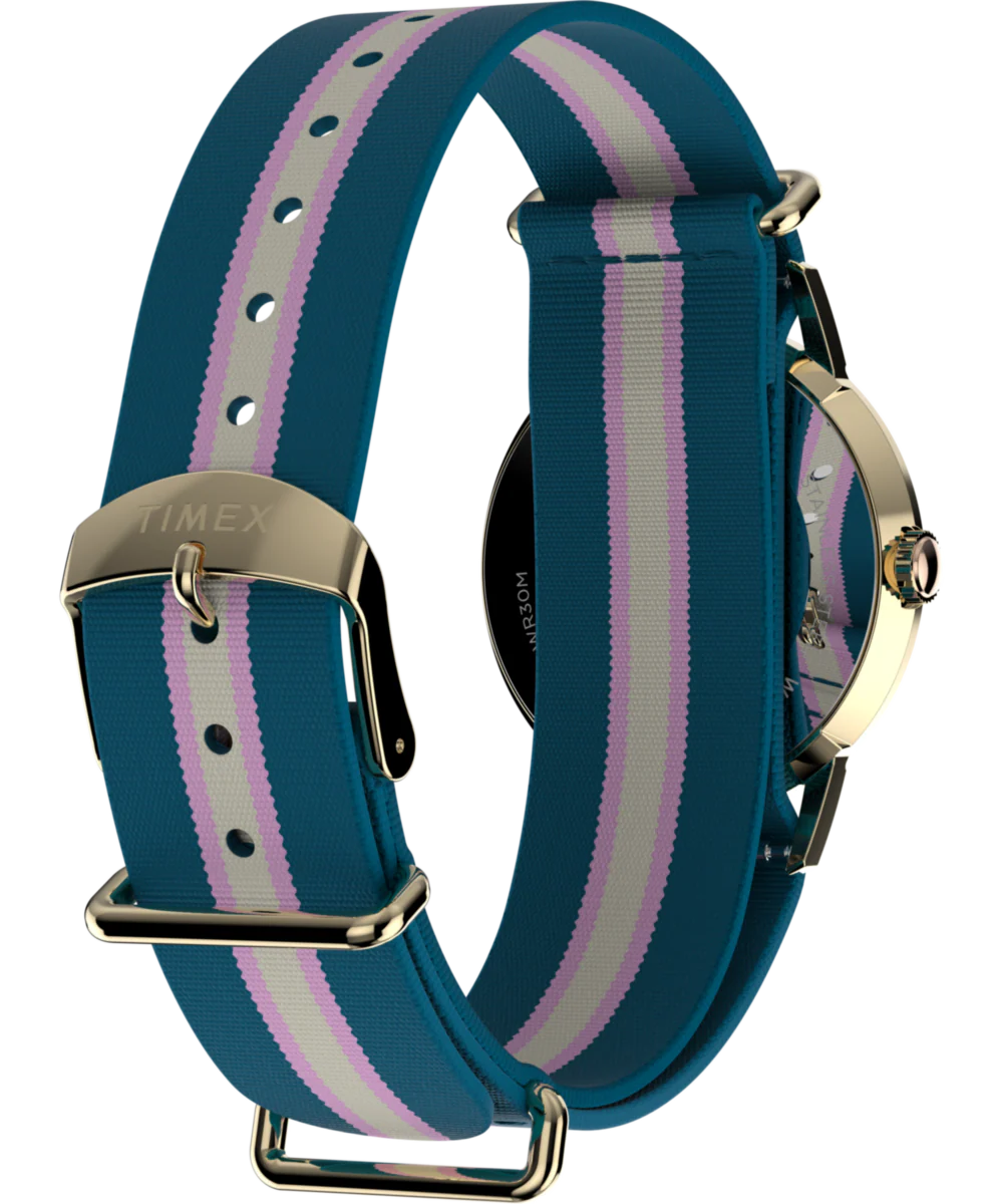 Marlin® 34mm Fabric Strap Watch - Image 6