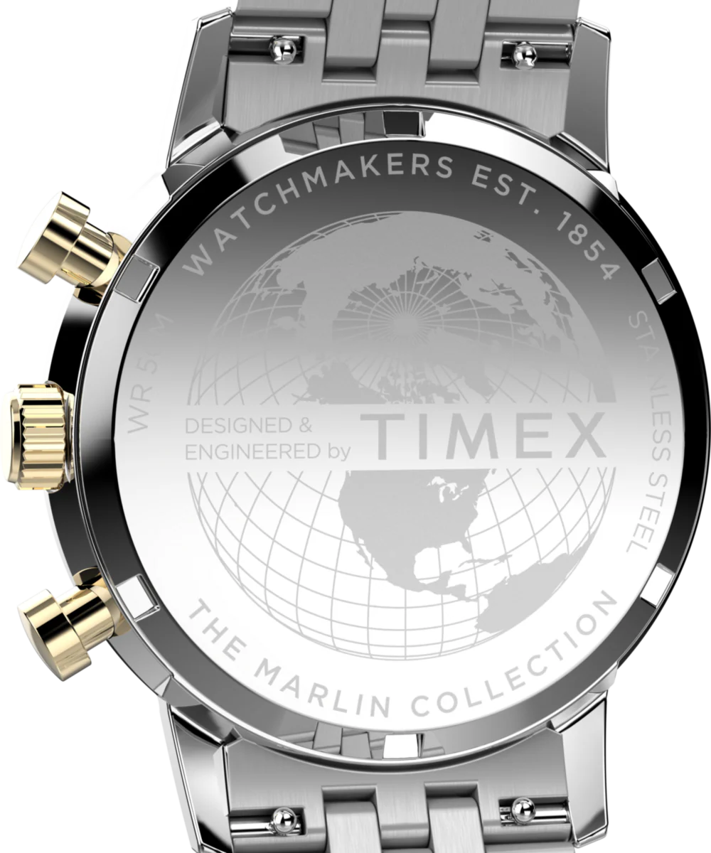 Marlin® Chronograph Tachymeter 40mm Stainless Steel Bracelet Watch  - Image 5