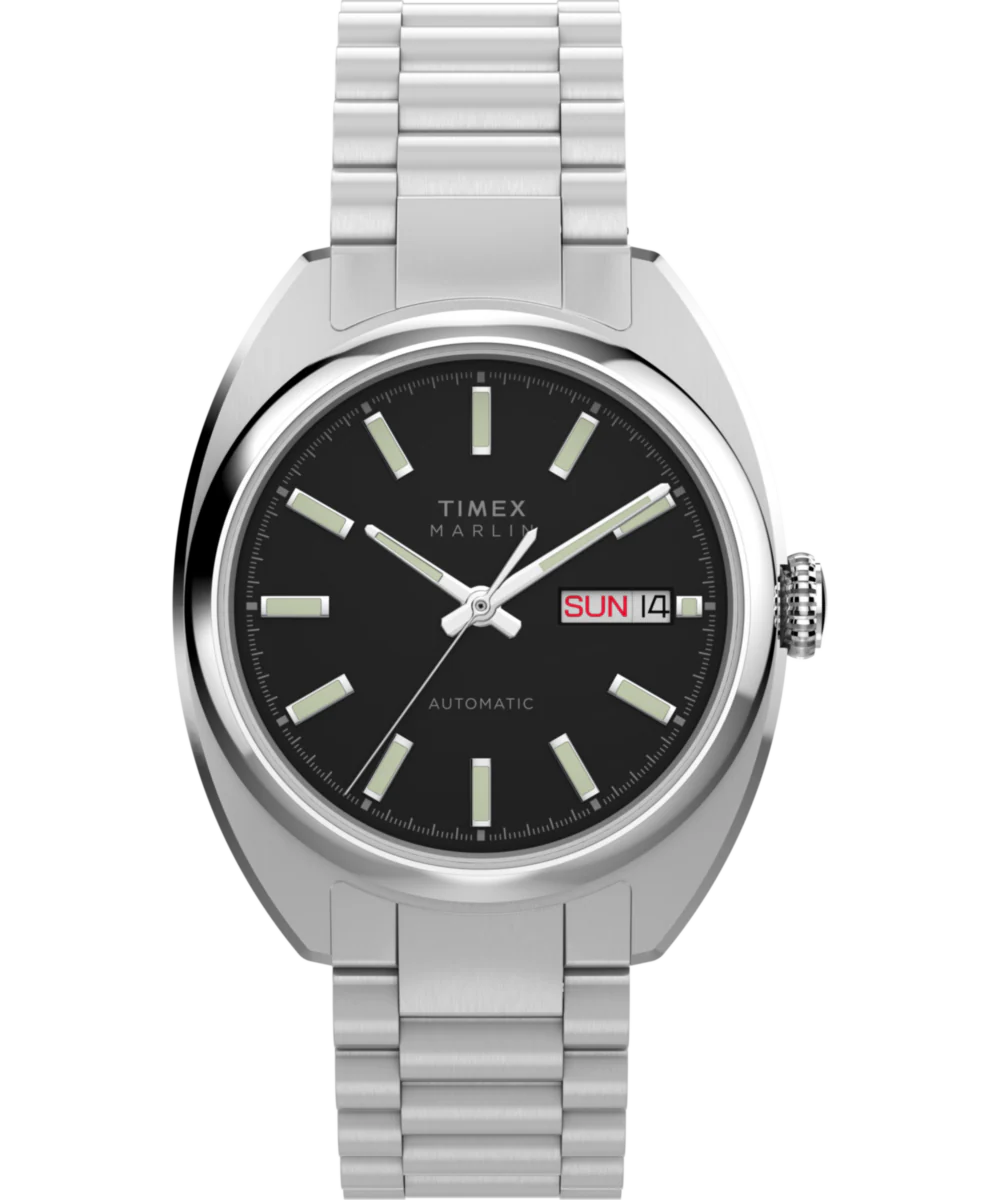 Marlin® Draper Automatic 37mm Stainless Steel Bracelet Watch