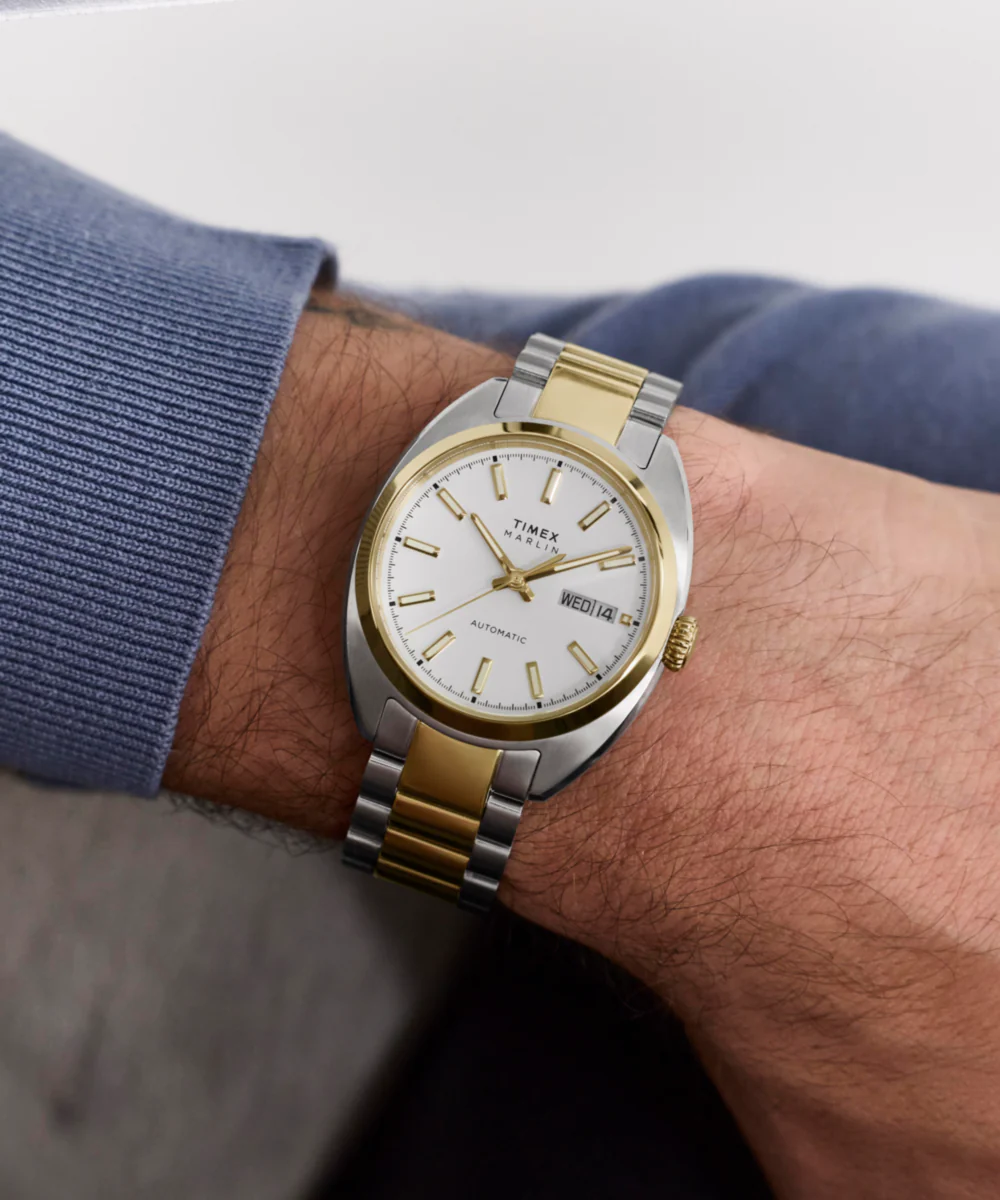 Marlin® Draper Automatic 37mm Stainless Steel Bracelet Watch - Image 2